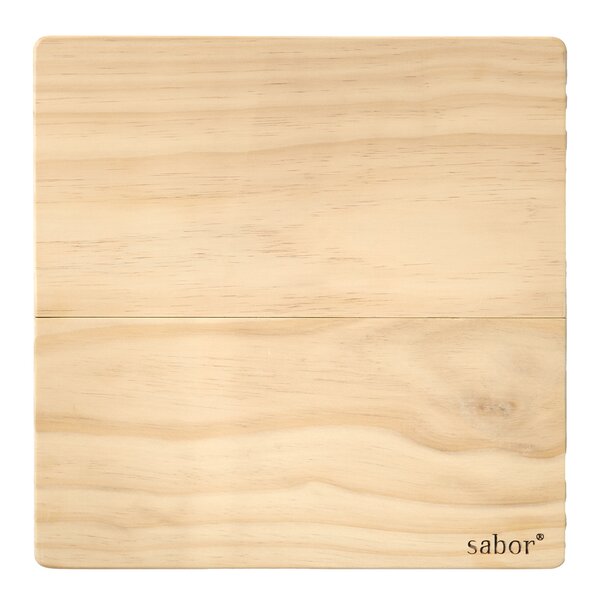 Sabor Trevig skjærefjøl 37x37 cm 2 deler accoya