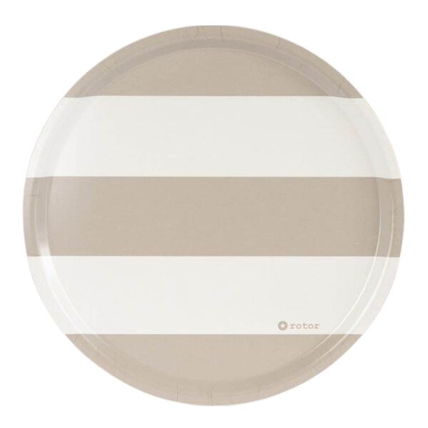 Rotor Design Stripes serveringsbrett 38x38 cm beige/hvit