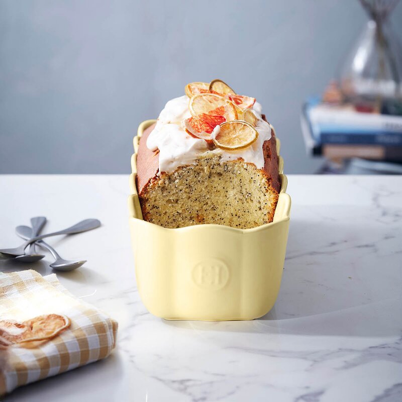 Emile Henry Madeleine brød-og kakeform 29x9 cm 2L Vanilje