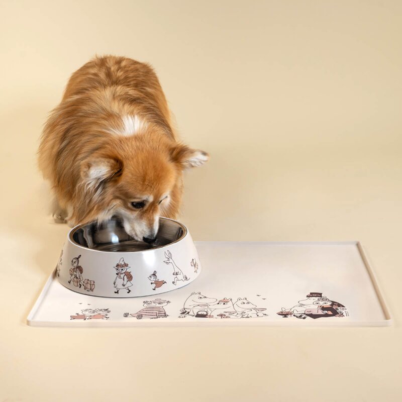 Muurla Moomin for Pets silikonmatte 60x40 cm beige