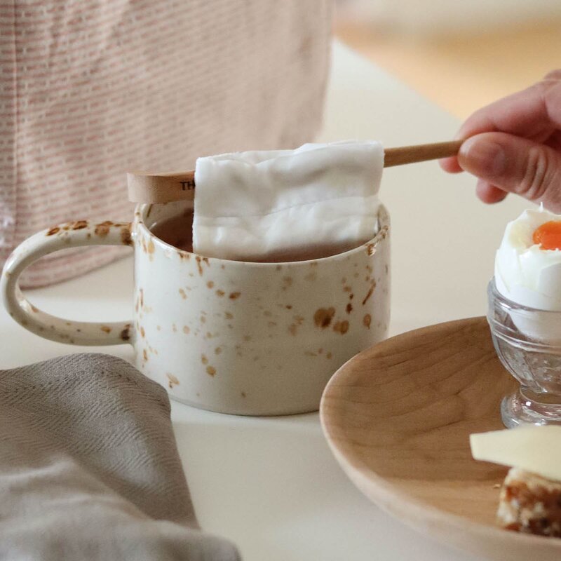 The Organic Company Gjenbrukbare tepose 3 stk 