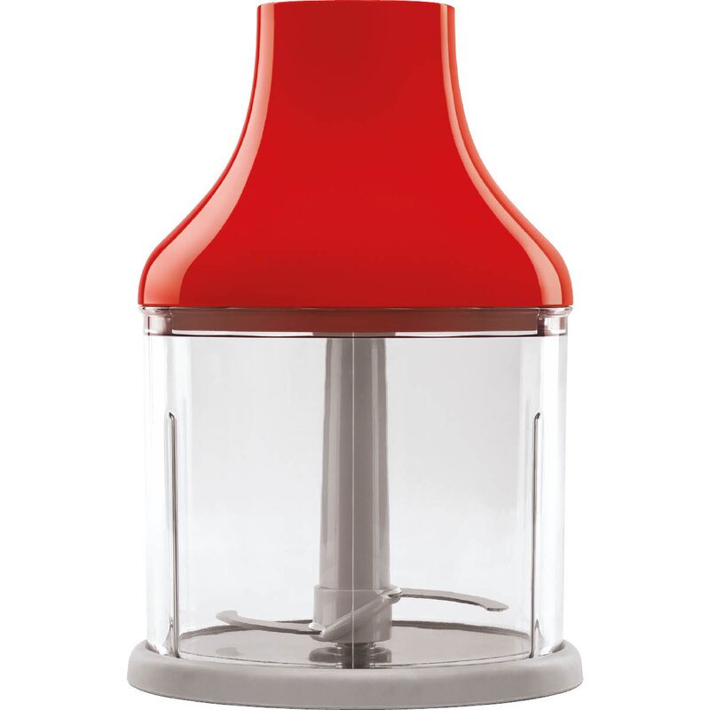 SMEG Stavmikser med tilbehør HBF03 rød