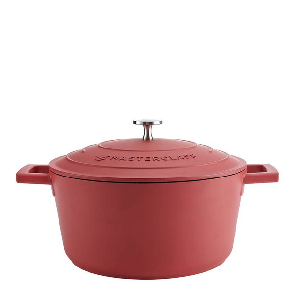 MasterClass Cast Aluminium gryte 4L rød