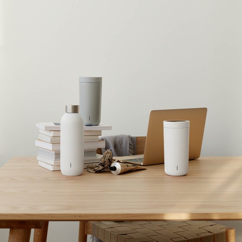 Stelton To Go Click termokopp 40 cl Soft Chalk