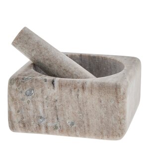 Lene Bjerre Elina morter 12,5x12,5 cm mørk sand