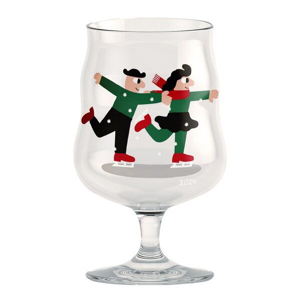 Holmegaard – Mikkeller ølglass universal jul 2024 40 cl klar