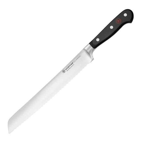 Wüsthof - Classic brødkniv 23 cm dobbelttannet svart