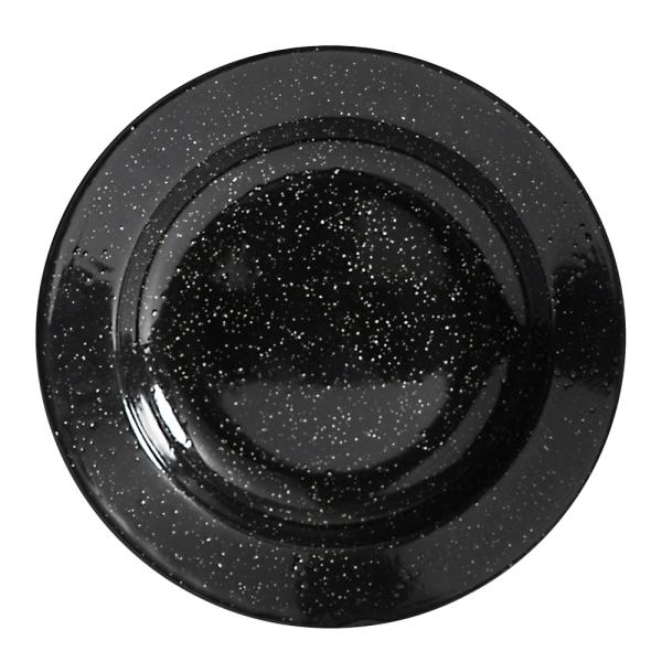 Sagaform Doris emaljetallerk 20 cm svart
