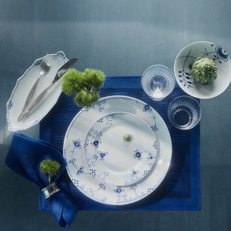 Royal Copenhagen Blue Elements tallerken 27 cm