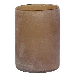 Tell Me More Frost lyslykt 13x19 cm brown