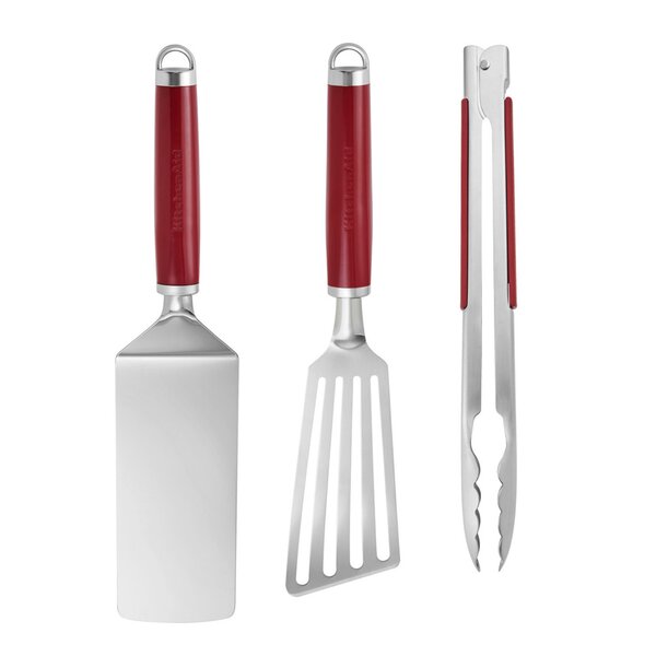 KitchenAid – Core innendørs grillsett 3 deler empire red