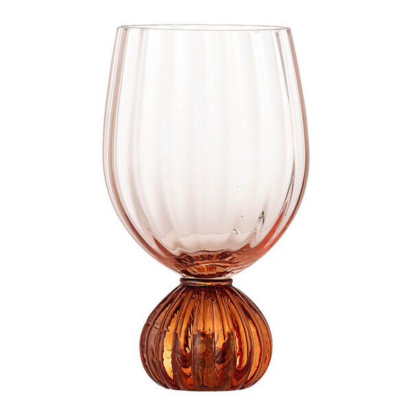 Bloomingville Taurin vinglass 43 cl rosa