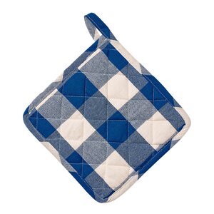 Midnatt Bell grytelapp 20x20 cm klarblå