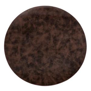 Ziczac Tuscan glassbrikke 9,5 cm brun