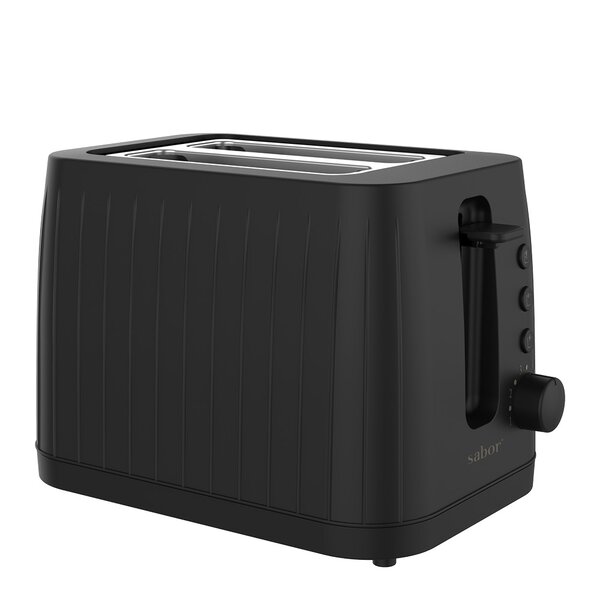 Sabor Select brødrister 2 skiver svart/blank
