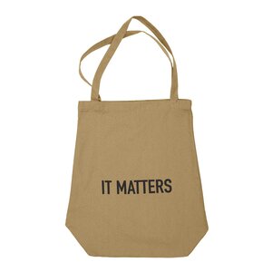 The Organic Company Handlenett gjenbrukbart 50x35 cm khaki