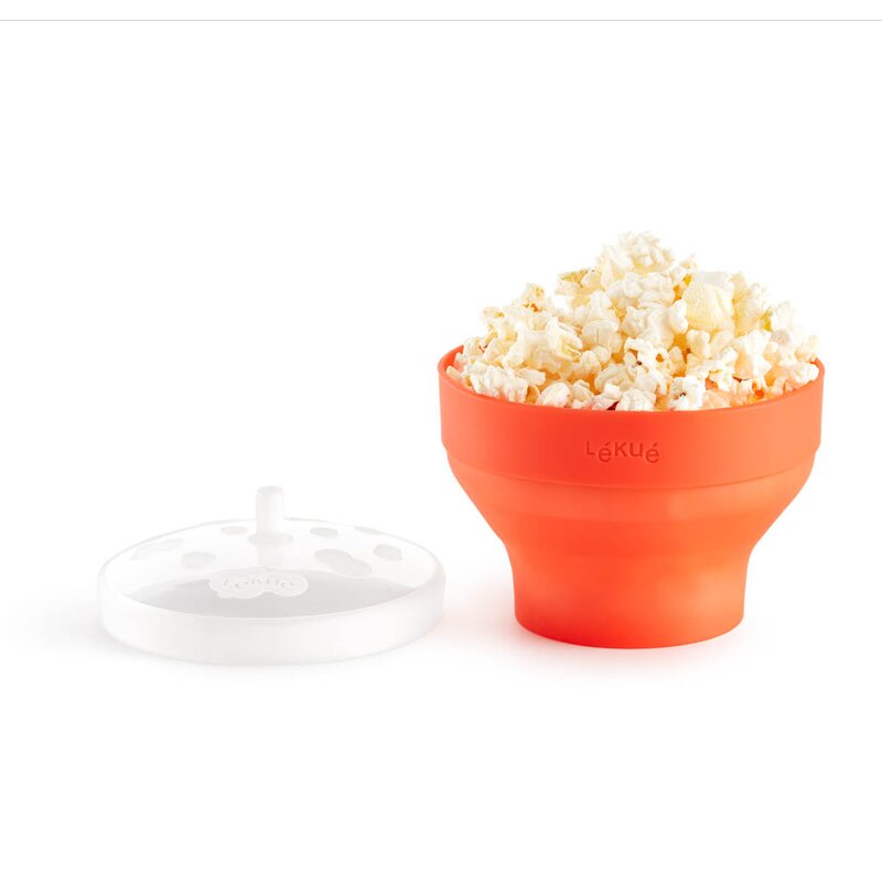 Lékué Popcornmaker for mikrobølgeovn 0,7 L 2 stk rød