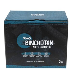 Kamado SUMO BInchotan White Eucalyptus grillkull 5 kg