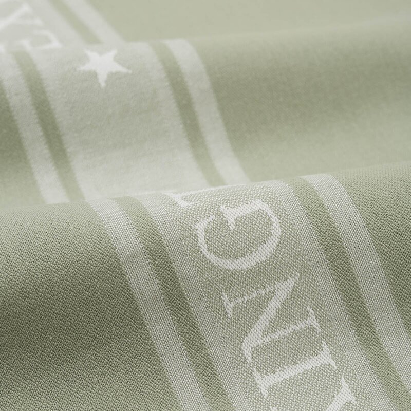 Lexington Icons star kjøkkenhåndkle 50x70 cm sage/hvit