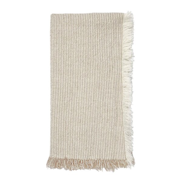 Broste Copenhagen Elouise serviett 45x45 cm fungi/offwhite