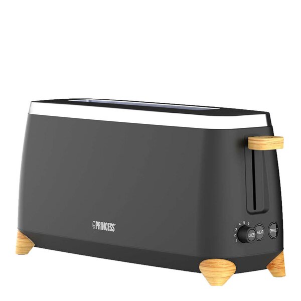 PRINCESS Brødrister 2 skive lang 1050W Bambus