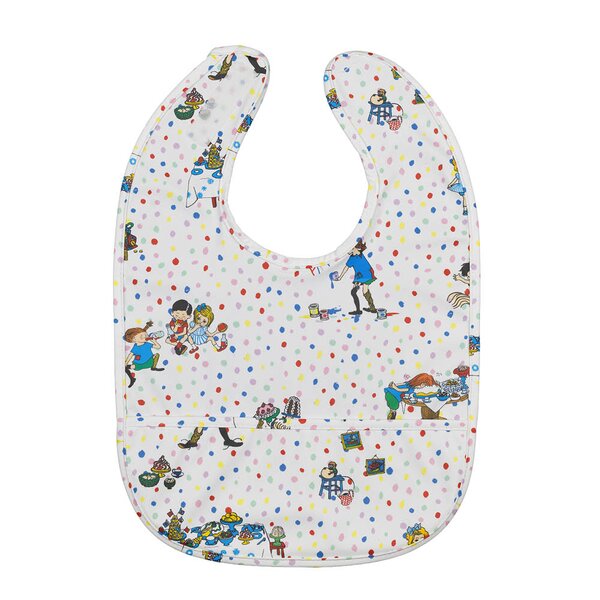 Rätt Start Pippi Langstrømpe smekke Bursdag hvit