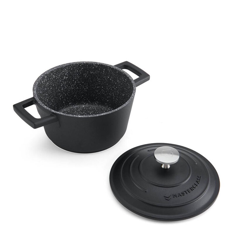 MasterClass Cast Aluminium gryte 1,4L svart