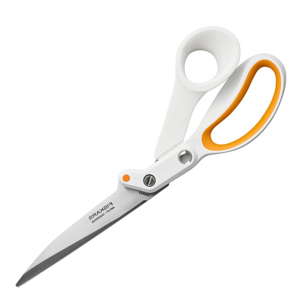 Fiskars – Amplify stoffsaks 25 cm oransje/hvit