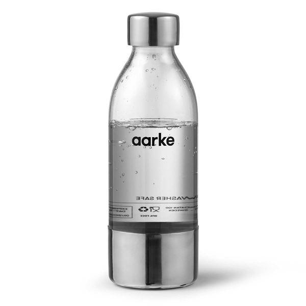 Aarke PET vannflaske til kullsyremaskin 0,45L stål