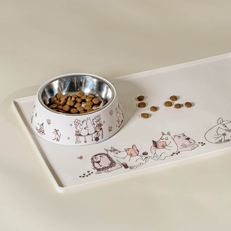 Muurla Moomin for Pets silikonmatte 48x30 cm beige
