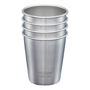 Klean Kanteen Steel Cup kopp 30 cl 4 stk børstet stål