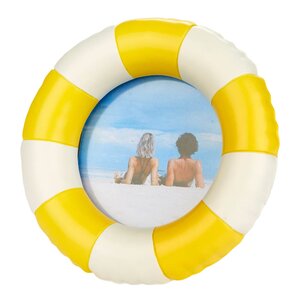 Balvi Floats fotoramme 17,2 cm gul/hvit