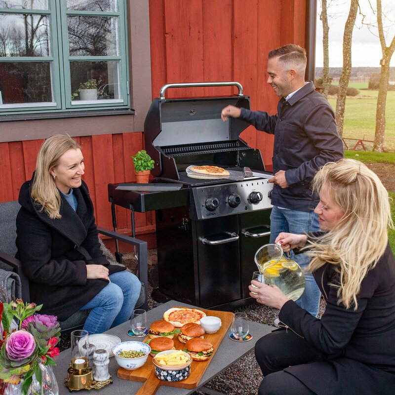 Broil King Crown 420 gassgrill med fire brennere