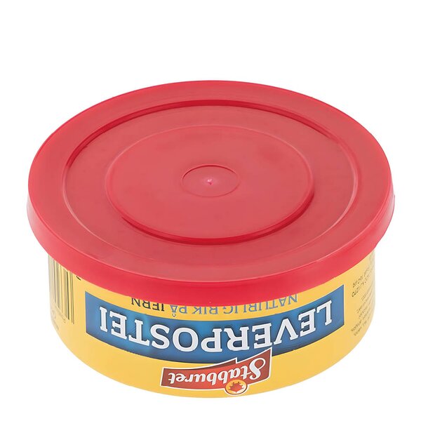 Aanonsen Plastlokk stor leverpostei 2 stk rød