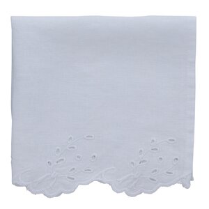 Lene Bjerre Anglaise serviett 45x45 cm hvit