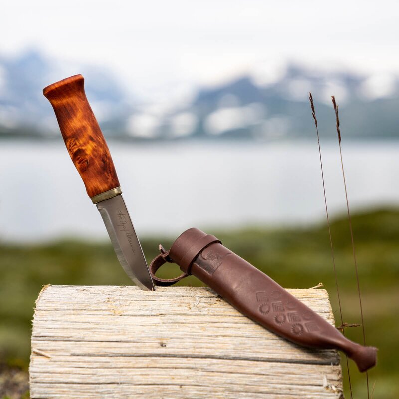 Brusletto Nansen tollekniv 21 cm masurbjørk