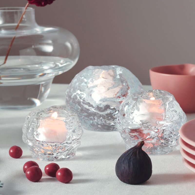 Kosta Boda Snowball lyslykt 3 stk