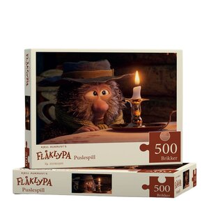 Flåklypa Puslespill 500 brikker Juleflammen