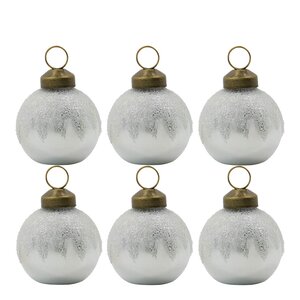 House Doctor Bano bordkortholder 6 stk sølv glitter