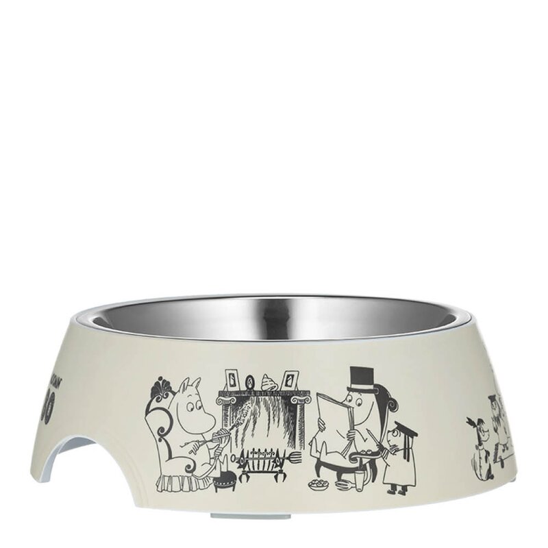 Muurla Mummi Pets matskål 650 ml 80 år lys gul