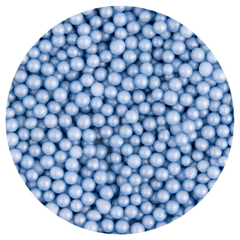 Cacas Kakestrøssel perler 4 mm 90g isblå