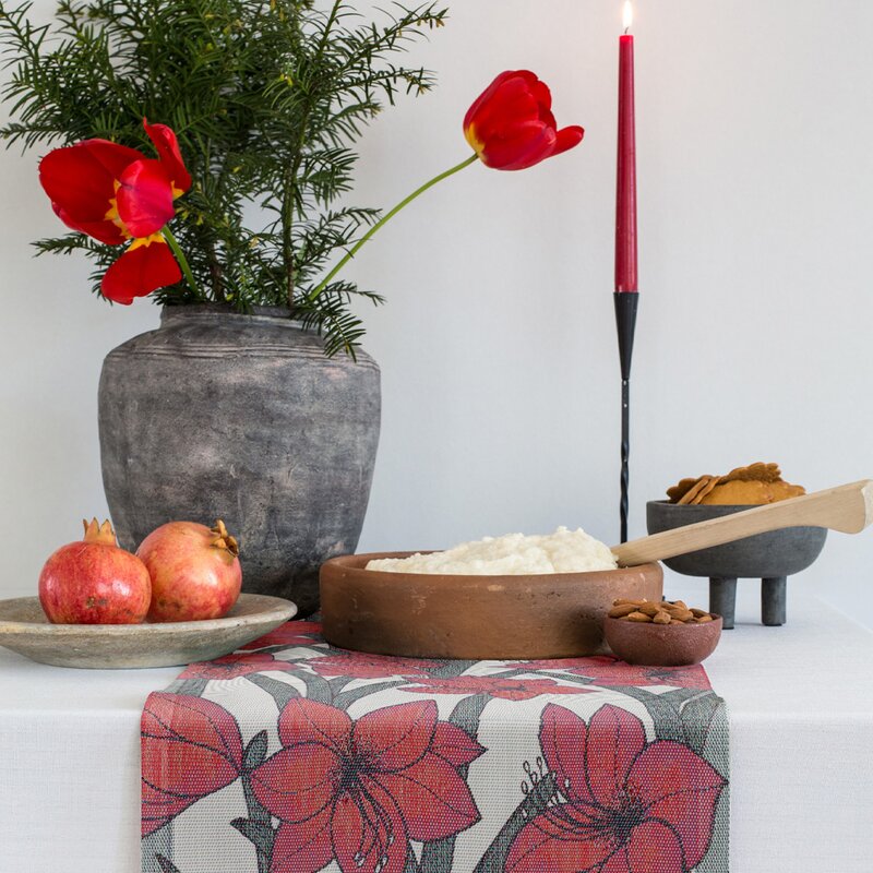 Ekelund Amaryllis løper 35x120 rød
