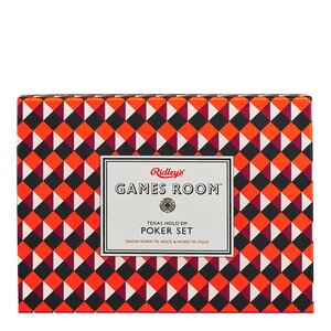 Games Room Pokersett med kort og sjetonger