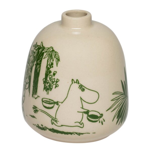 MoominArabia - Mummi vase 8,3 cm mystisk skog gr&oslash;nn