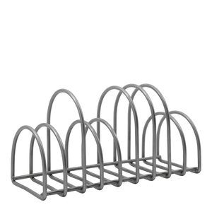 House Doctor Pampi organisator i jern 24x10x12,5 cm børstet sølv