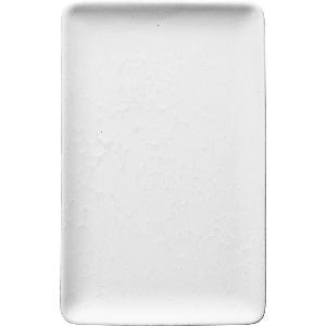 Aida RAW Arctic White tallerken rektangulær 23,5x15 cm 
