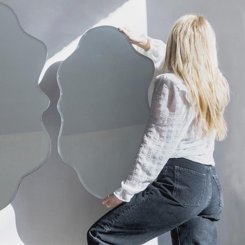 ByOn Flow speil bølgete 90x50 cm