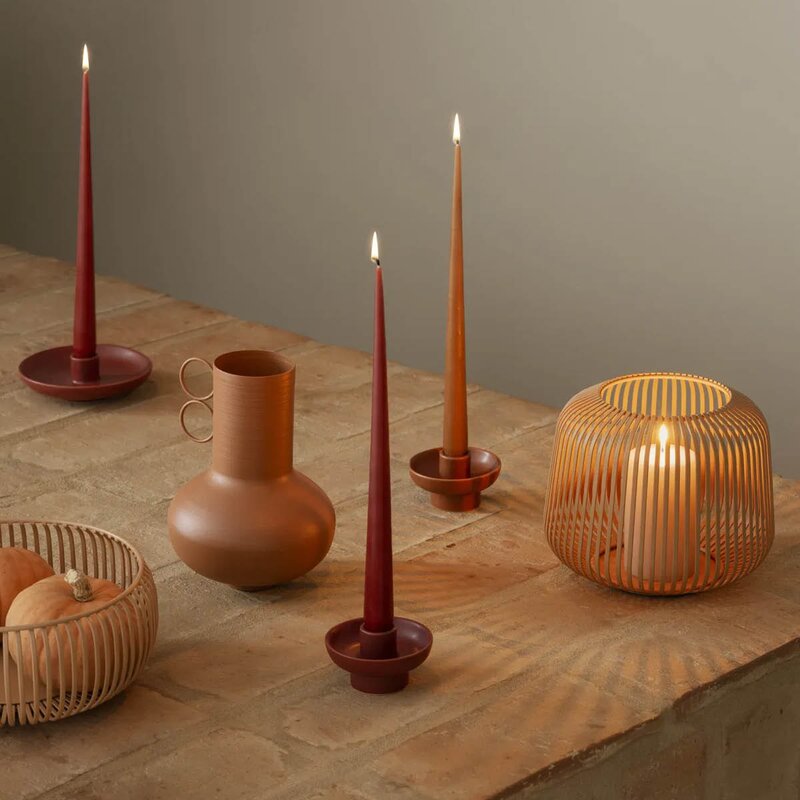 Blomus Vela lysestake 9 cm orange