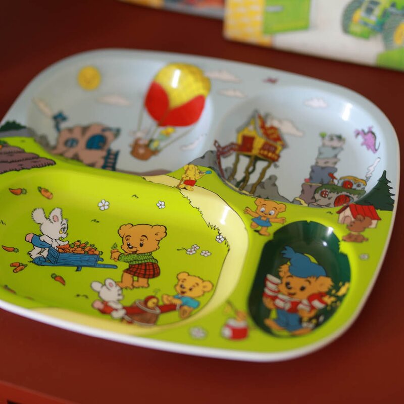 Rätt Start Bamse tallerken med 4 rom