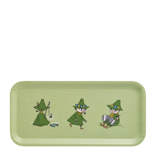 Muurla Mummi brett 13x27 cm Snusmumrikken grønn